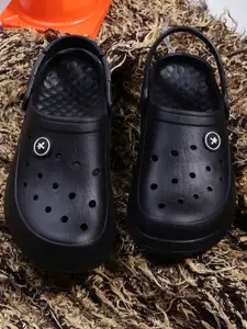 HRX by Hrithik Roshan Men Black Rubber Clogs