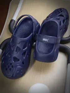 HRX by Hrithik Roshan Men Navy Blue Rubber Clogs
