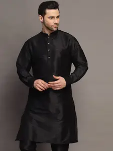 Utsav Fashion Art Silk Mandarin Collar Kurta