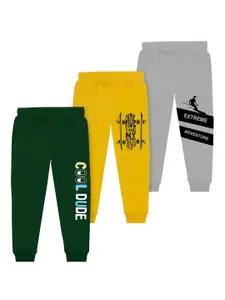 BAESD Pack Of 3 Mid Rise Cotton Joggers