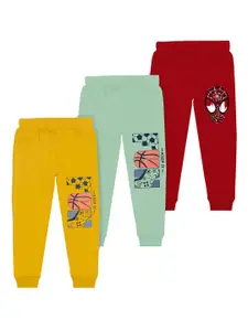 BAESD Boys Pack Of 3 Printed Cotton Joggers
