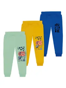 BAESD Boys Pack Of 3 Printed Joggers