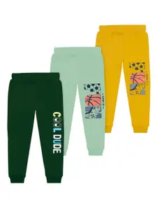 BAESD Boys Pack Of 3 Printed Joggers
