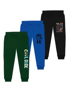 BAESD Boys Pack Of 3 Printed Mid Rise Joggers