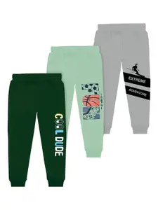 BAESD Boys Pack Of 3 Printed Cotton Joggers