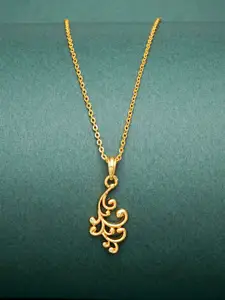 Ramdev Art Fashion Jwellery Brass Gold-Plated Necklace