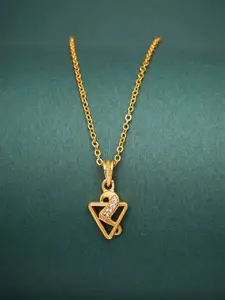 Ramdev Art Fashion Jwellery Brass Gold-Plated Necklace