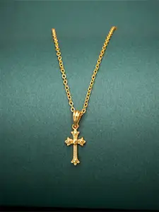 Ramdev Art Fashion Jwellery Brass Gold-Plated Necklace