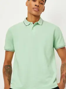 max Polo Collar Short Sleeves Cotton Slim Fit T-shirt