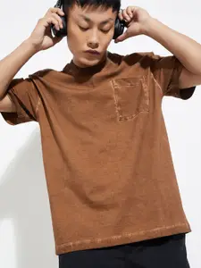 max URB_N Men Oversized Pigment Dyed T-shirt