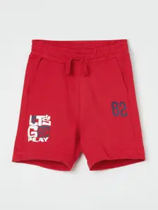 Juniors by Lifestyle Boys Printed Cotton Regular Fit Shorts