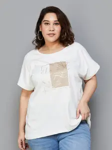 Nexus by Lifestyle Print Extended Sleeves Cotton Top