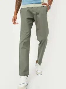 max Men Mid-Rise Regular Fit Cotton Chinos Trousers