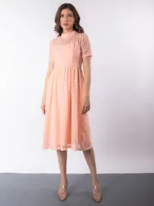 Stylecast X Hersheinbox Lace Inserted A-Line Dress