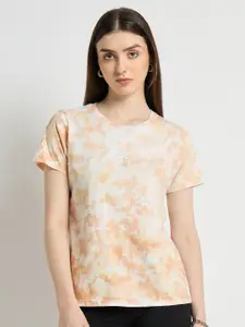EDRIO Tie and Dye Oversized Cotton T-shirt