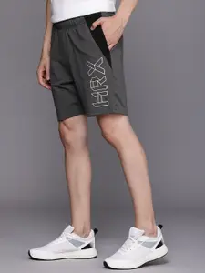 HRX by Hrithik Roshan Lifestyle Men Typography Printed Shorts