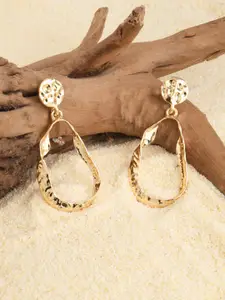 Accessorize Gold-Plated Contemporary Drop Earrings