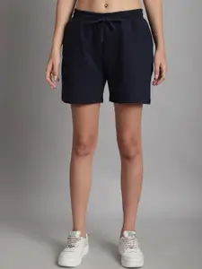 Rute Women Mid-Rise Cotton Shorts