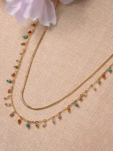 Accessorize Gold-Plated Layered Necklace