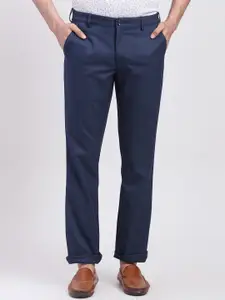 ColorPlus Men Slim Fit Mid-Rise Chinos Trousers