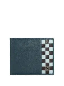 Da Milano Textured Leather Two Fold Wallet