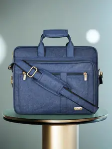 LOREM Unisex Textured Laptop Bag