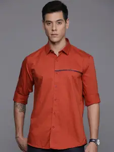 Louis Philippe Sport Cotton Slim Fit Opaque Casual Shirt