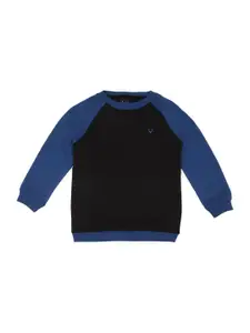 Allen Solly Junior Boys Round Neck Raglan Sleeves Sweatshirt