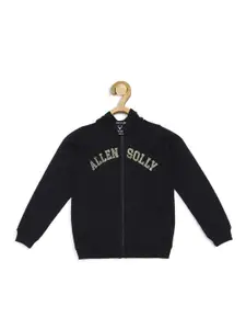 Allen Solly Junior Girls Typography Embellished Hooded Sweatshirt