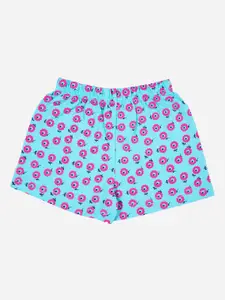 Bodycare Kids Girls Floral Printed Durable Cotton Regular Fit Shorts