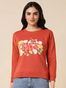 Allen Solly Woman Typography Printed Sweatshirt