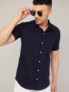 LOUIS MONARCH Comfort Slim Fit Cotton Casual Shirt