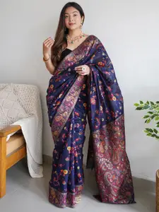 Reeta Fashion Floral Pure Silk Designer Banarasi Saree