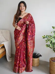 Reeta Fashion Woven Design Zari Pure Silk Banarasi Saree