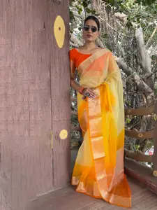 Reeta Fashion Ombre Zari Organza Banarasi Saree