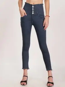BAESD Girls Skinny Fit High-Rise Jeans