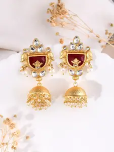 Silvermerc Designs Circular Jhumkas Earrings