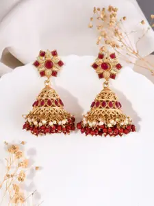 Silvermerc Designs Circular Jhumkas Earrings