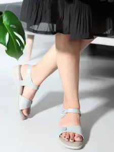 Carlton London Open Toe Comfort Heels