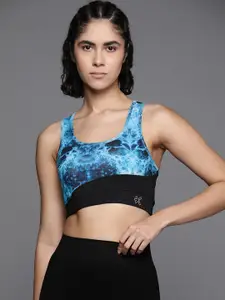 HRX by Hrithik Roshan Abstract Printed Full Coverage Workout Bra