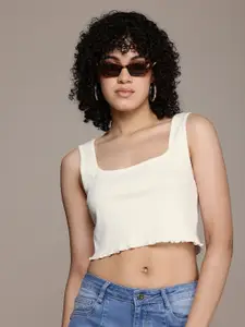 The Roadster Life Co. Ribbed Fitted Crop Top