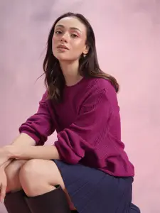 DressBerry Drop-Shoulder Sleeves Pullover