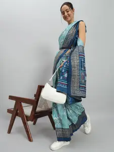 RACHNA Floral Printed Belted Saree