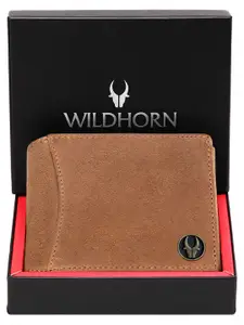 WildHorn Men Leather Two Fold Wallet