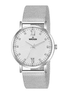 WROGN Men Dial & Stainless Steel Straps Analogue Watch HOBWRG0460