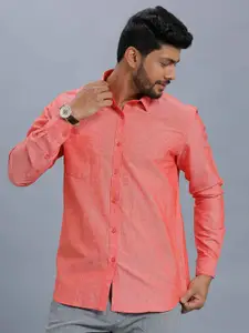 Ramraj Solid Pure Cotton Casual Shirt