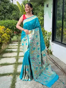 SGF11 Floral Zari Art Silk Heavy Work Banarasi Saree