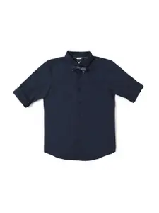 Allen Solly Junior Boys Slim Fit Opaque Casual Shirt