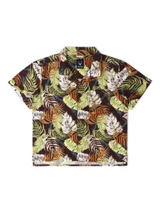Allen Solly Junior Boys Floral Printed Cuban Collar Casual Shirt