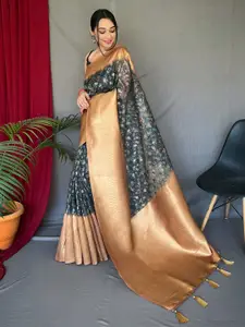 SGF11 Woven Design Pure Zari Heavy Work Kanjeevaram Silk Saree